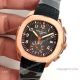 SWISS Copy Patek Philippe Aquanaut Chronograph 5968A Watch Rose Gold Black (4)_th.jpg